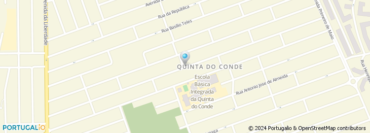 Mapa de Centro Comunitario da Quinta do Conde