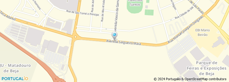 Mapa de Centro Cristão da Cidade, Beja