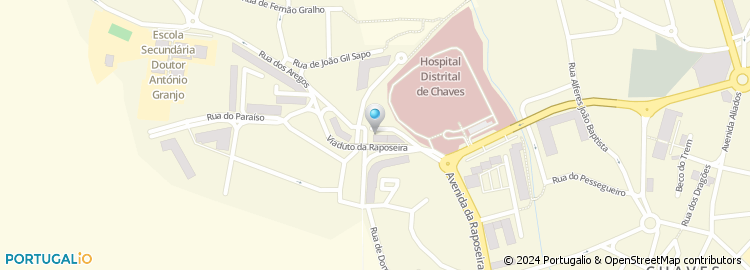 Mapa de Centro Cristão da Cidade, Chaves