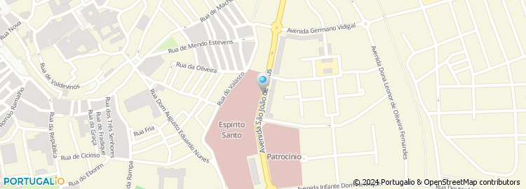 Mapa de Centro Cristão da Cidade, Portimão