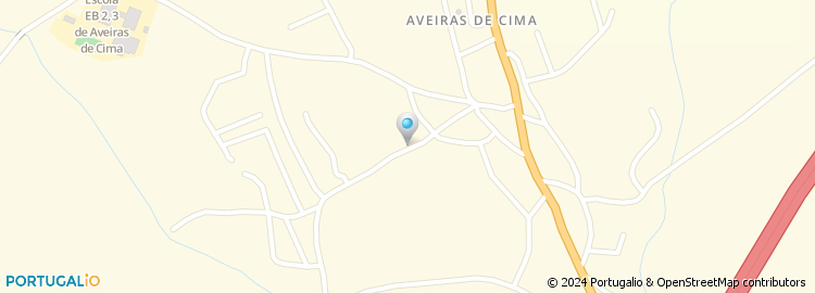 Mapa de Centro Cristão Vida Abundante, Santarém