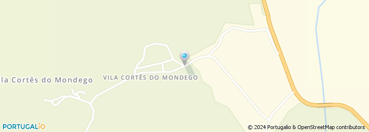 Mapa de Centro Cultural,Desportivo e Recreativo de Vila Cortes do Mondego