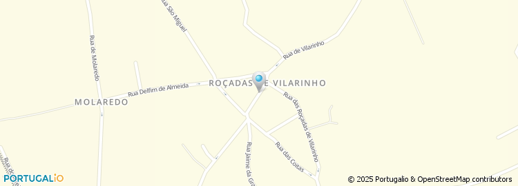 Mapa de Centro Cultural e Recreativo de Valega