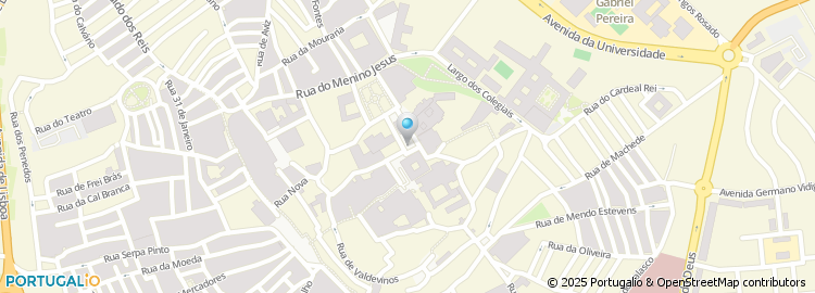 Mapa de Centro de Apoio da Universidade Aberta