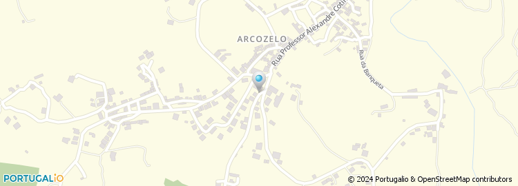 Mapa de Centro de Assistencia, Cultura e Recreio de Arcozelo da Serra