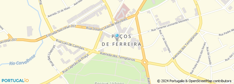 Mapa de Centro de Beleza - Margarida Freitas, Lda