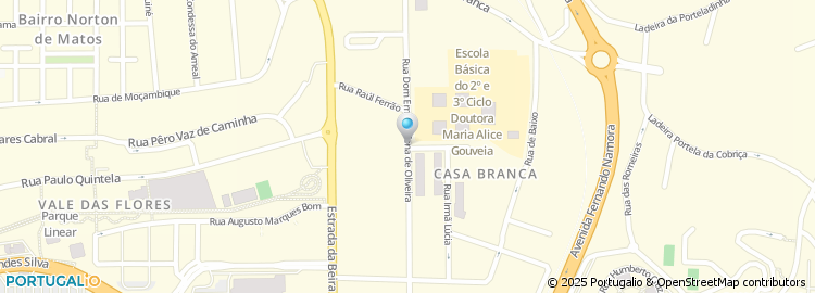 Mapa de Centro de Bem Estar Infantil do Movimento de Casais de Santa Maria