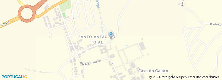Mapa de Centro de Convivio e Cultura Popular de Santo Antão do Tojal