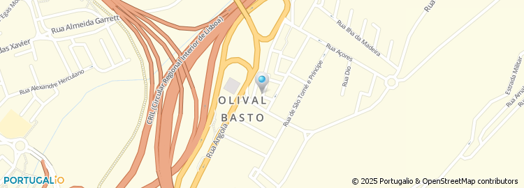 Mapa de Centro de Dia para a Terceira Idade de Olival de Basto