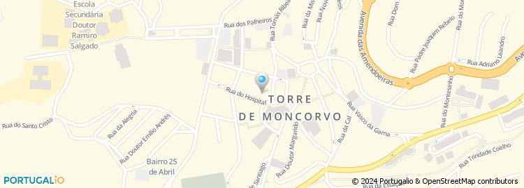 Mapa de Centro de Emprego e Formação Profissional de Vila Real, Torre de Moncorvo