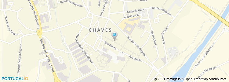 Mapa de Centro de Emprego e Formação Profissional do Alto Trás-os-Montes, Chaves