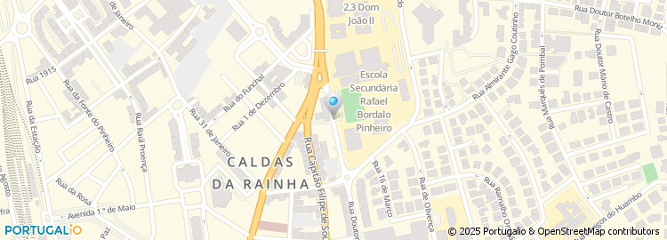 Mapa de Centro de Endoscopia Digestiva de Caldas da Rainha Lda