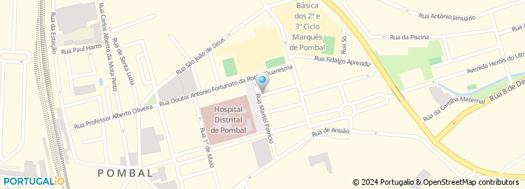 Mapa de Centro de Enfermagem Avenida Pombal, Lda