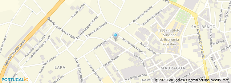 Mapa de Centro de Enfermagem da Lapa e Estrela, Lda