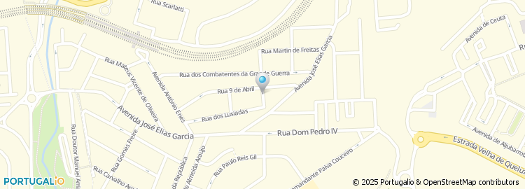 Mapa de Centro de Estudo e Informática Cristina Vilhena