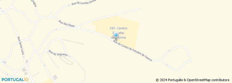 Mapa de Centro de Estudos de Fatima - C.E.F