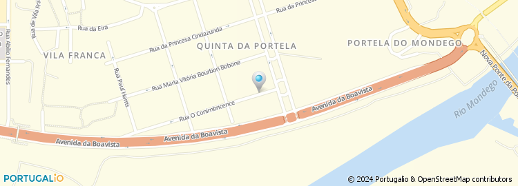 Mapa de Centro de Estudos e Formação da Portela, Lda