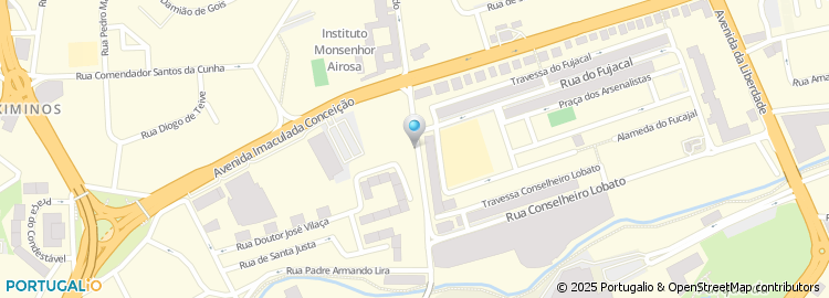 Mapa de Centro de Explicações Campus