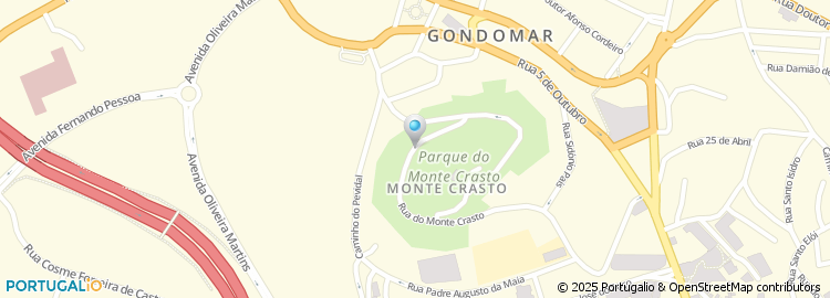 Mapa de Centro de Explicações e Estudos de Gondomar