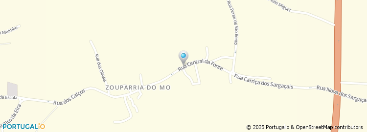 Mapa de Centro de Formação Profissional de Artesanato (Cearte)