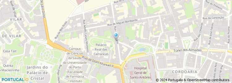Mapa de Centro de Haloterapia do Porto