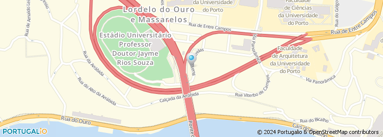 Mapa de Centro de Investigação Em Astronomia /  Astrofisica da Universidade do Porto