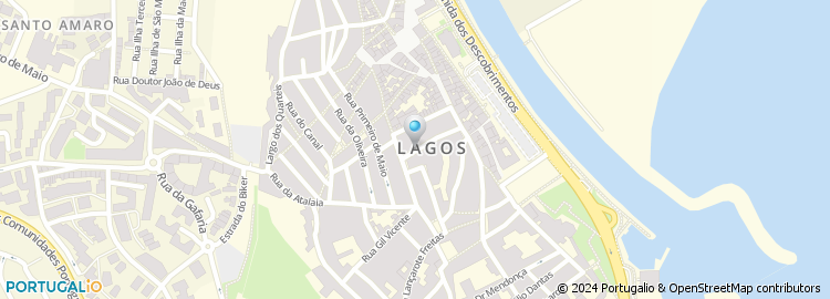 Mapa de Centro de Línguas de Lagos