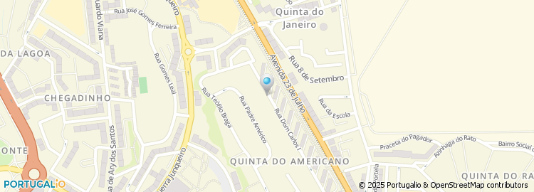 Mapa de Centro de Medicina Enfermagem Santo Amaro, Lda