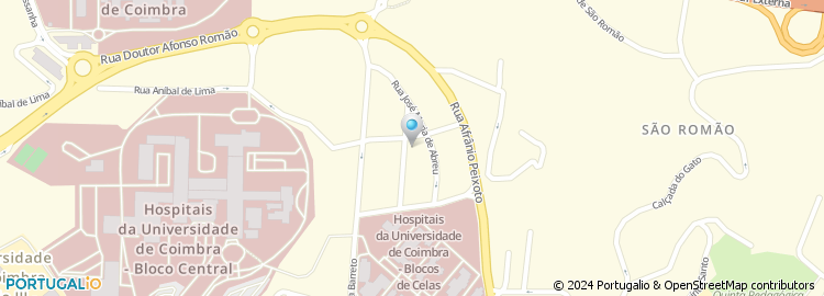 Mapa de Centro de Reabilitação de Coimbra, Lda