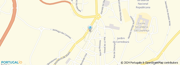 Mapa de Centro de Recuperação de Portalegre Cerpros, Lda