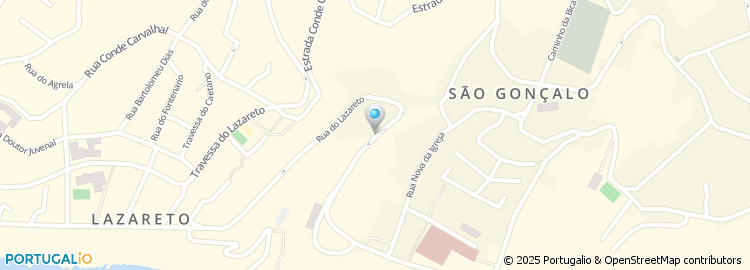 Mapa de Centro de Recuperação Física e Massagem - Orto Gimo