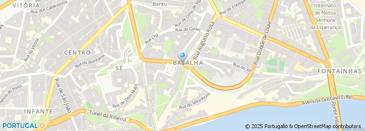 Mapa de Centro de Saude da Batalha