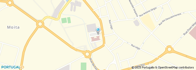Mapa de Centro de Saude da Moita