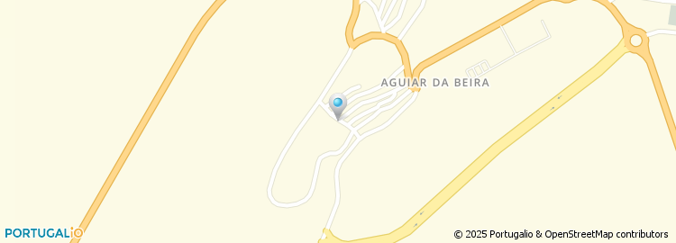 Mapa de Centro de Saúde de Aguiar da Beira