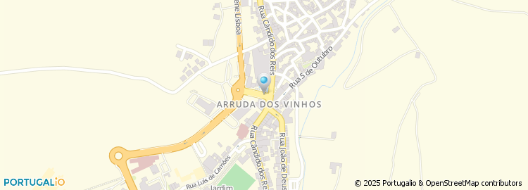 Mapa de Centro de Saude de Arruda dos Vinhos