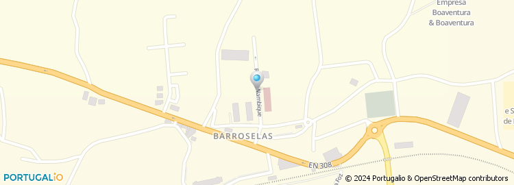 Mapa de Centro de Saúde de Barroselas