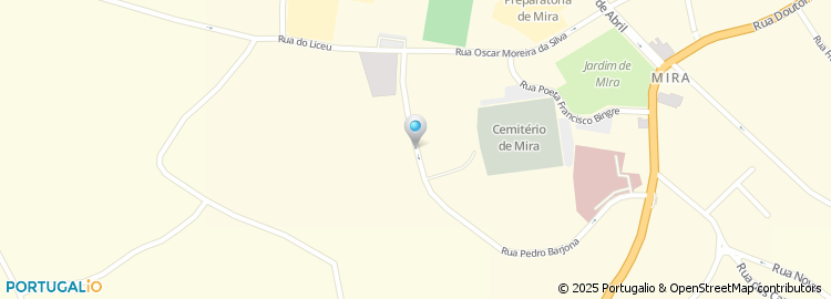 Mapa de Centro de Saúde de Mira
