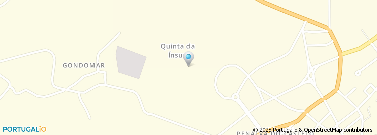 Mapa de Centro de Saúde de Penalva do Castelo