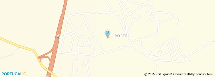 Mapa de Centro de Saúde de Portel