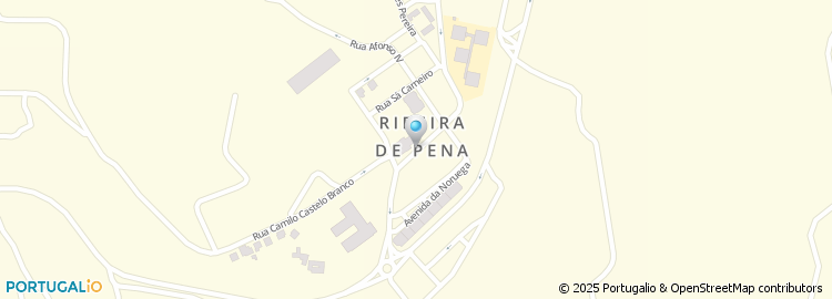 Mapa de Centro de Saúde de Ribeira de Pena