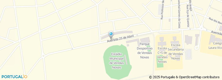 Mapa de Centro de Saúde de Vendas Novas