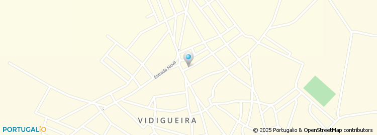 Mapa de Centro de Saúde de Vidigueira