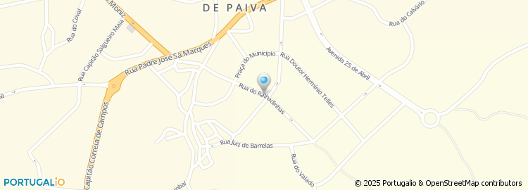 Mapa de Centro de Saúde de Vila Nova de Paiva