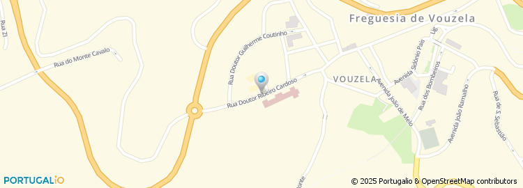 Mapa de Centro de Saúde de Vouzela