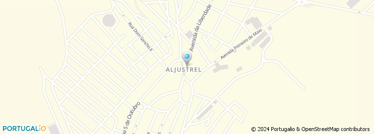 Mapa de Centro Dentario de Aljustrel