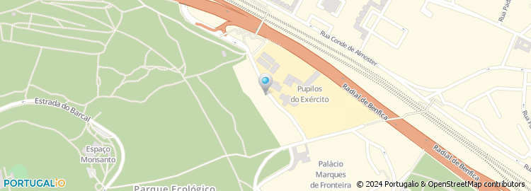 Mapa de Centro Dentario Portas de Benfica, Lda