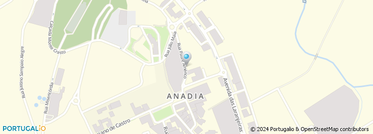 Mapa de Centro Diagnostico Clinico de Anadia, Lda