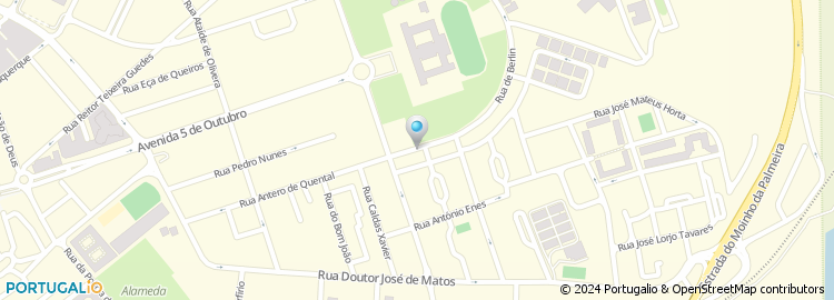 Mapa de Centro Diagnostico do Algarve