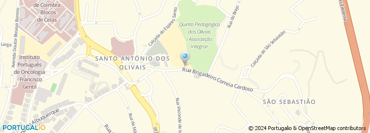 Mapa de Centro Educativo dos Olivais, Direção Geral de Reinserção e Serviços Prisionais