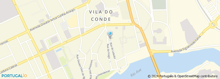 Mapa de Centro Electronico de Vila do Conde